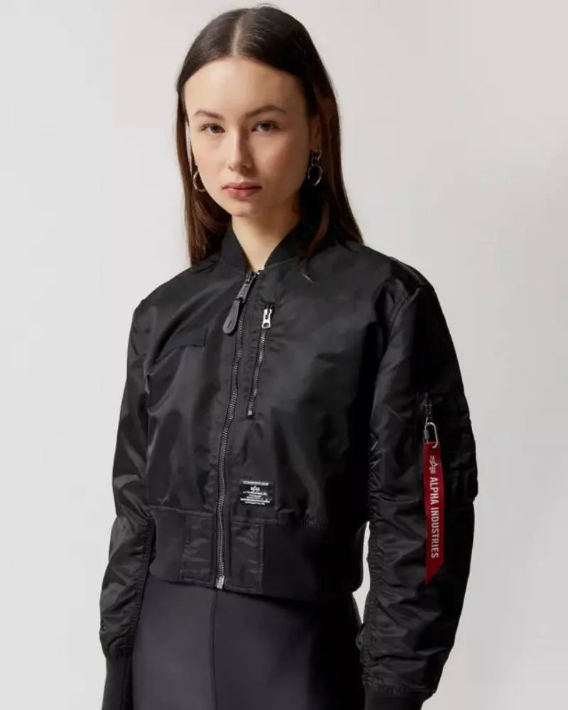 Alpha Industries L-2B Cropped Bomber Jacket USA Jackets