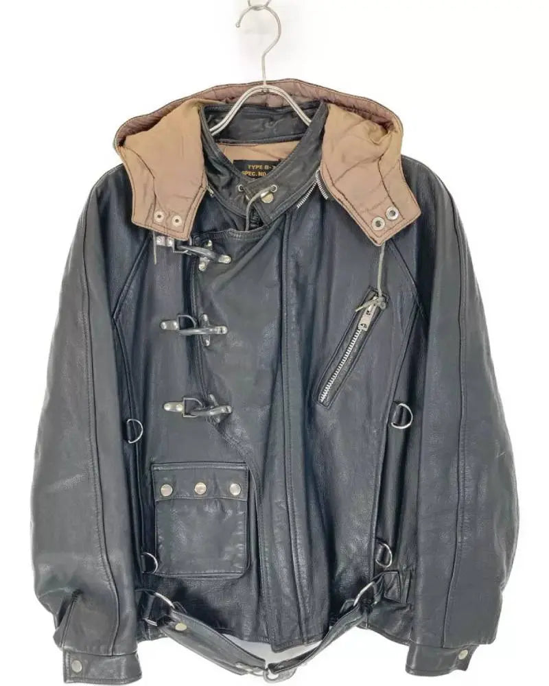 Avirex B-7 Black Leather Tanker Jacket USA Jackets