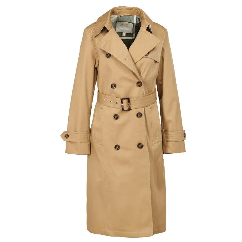 Barbour Greta Ladies Showerproof Trench Coat - USA Jackets