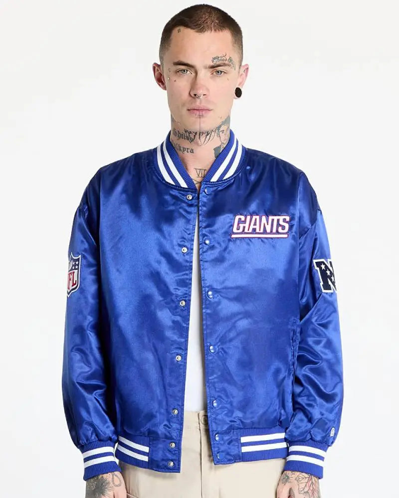Bomber New Era New York Giants NFL Satin Bomber Jacket USA Jackets