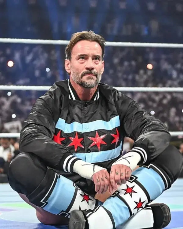 CM Punk WWE Night Of Champions Bomber Jacket USA Jackets