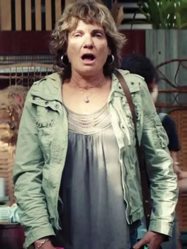 Catherine McClements The Survivors Green Jacket USA Jackets