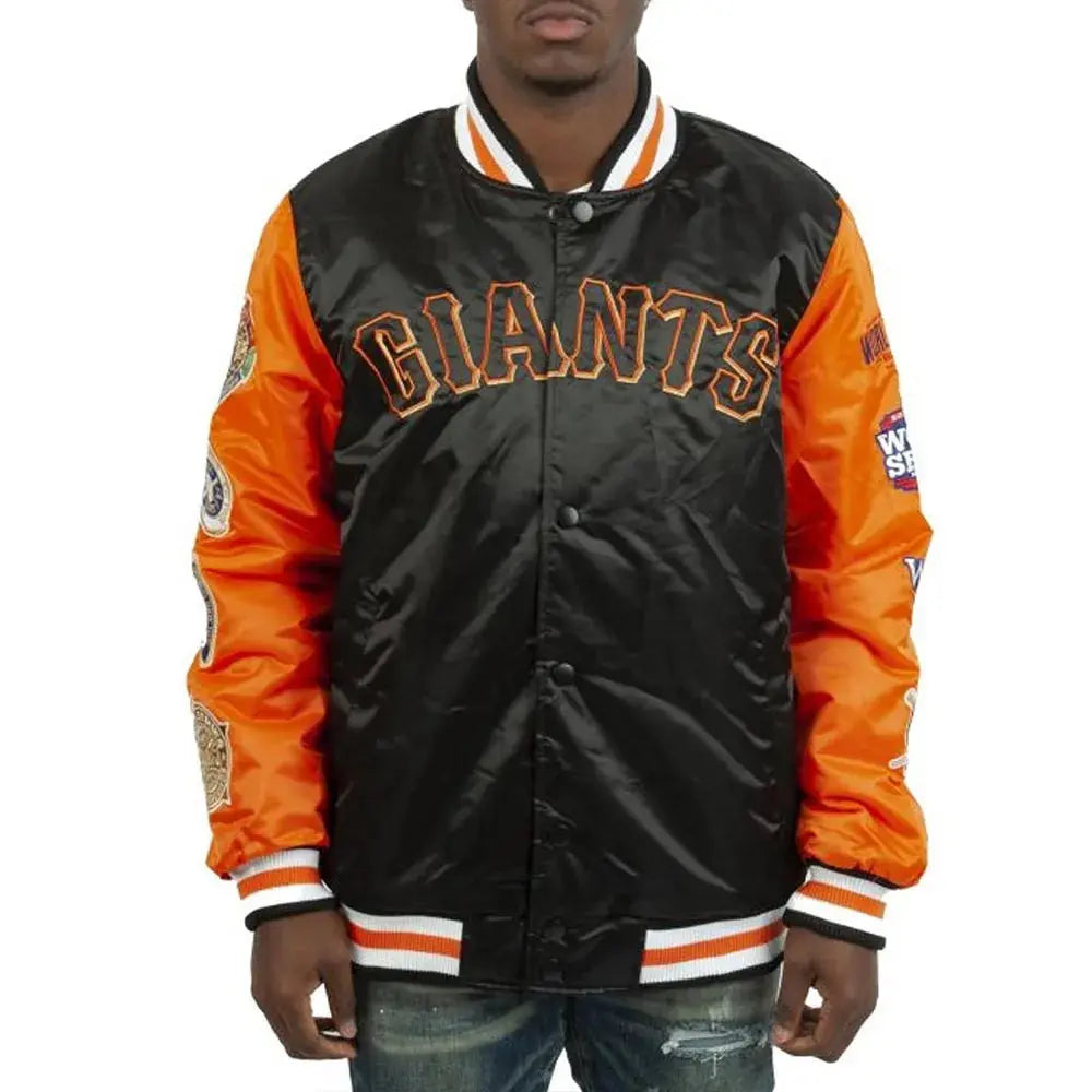 Champs Patches San Francisco Giants Satin Jacket USA Jackets