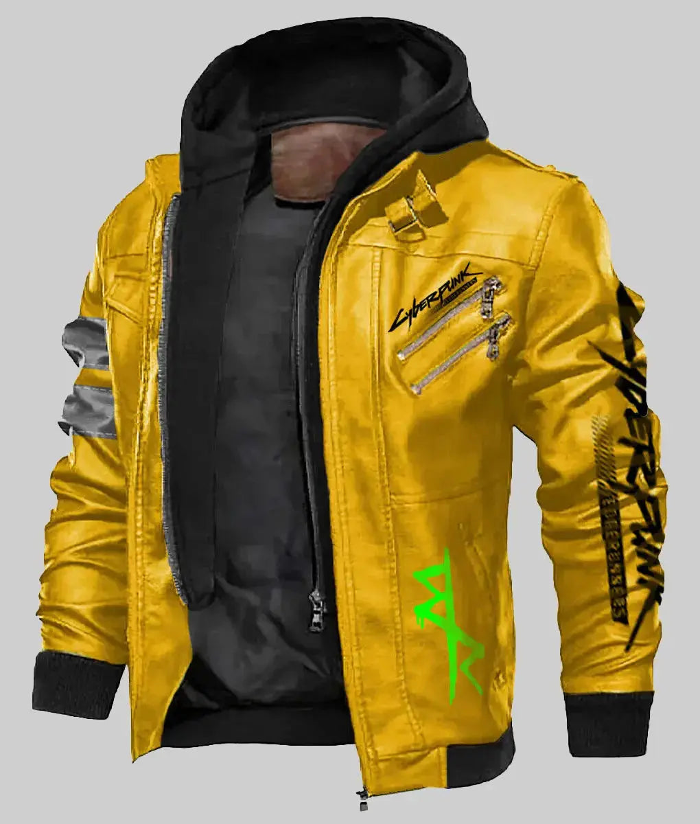 Cyberpunk 2077 Edgerunners David Martinez Yellow Jacket USA Jackets