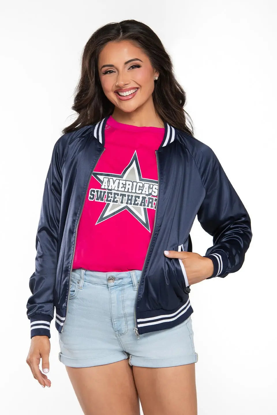 Dallas Cowboys Cheerleader Bomber Jacket USA Jackets