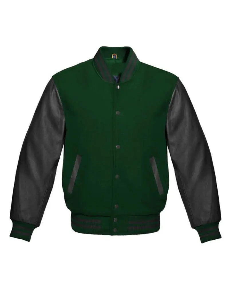 Forest Green Varsity Jacket USA Jackets