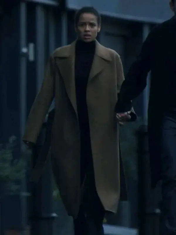 Gugu Mbatha-Raw Surface S02 Brown Coat USA Jackets