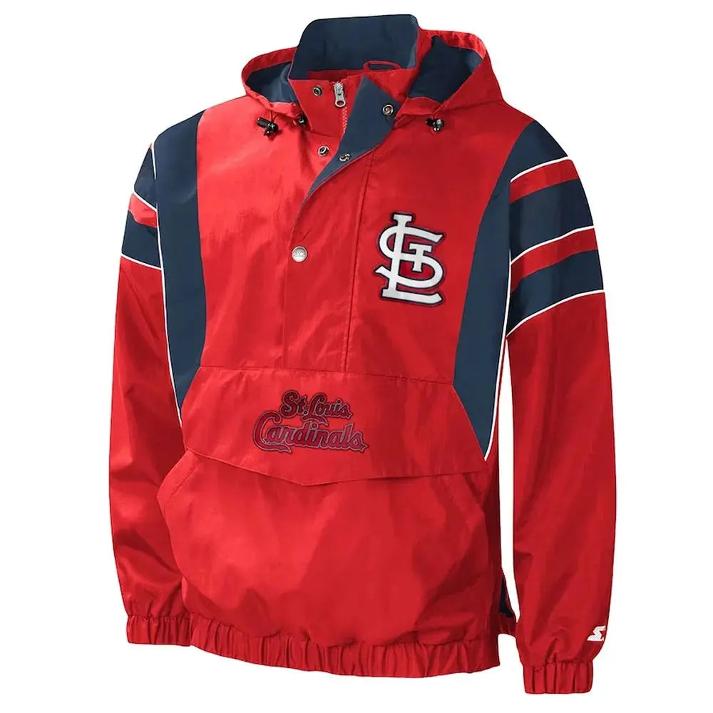 Impact St. Louis Cardinals Half-Zip Hoodie Jacket USA Jackets