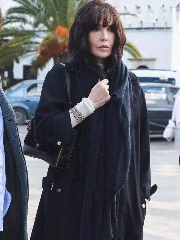 Isabelle Adjani Sisters Black Trench Coat USA Jackets