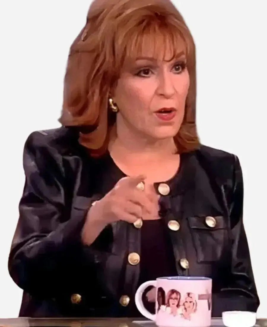Joy Behar The View 2025 Leather Jacket USA Jackets