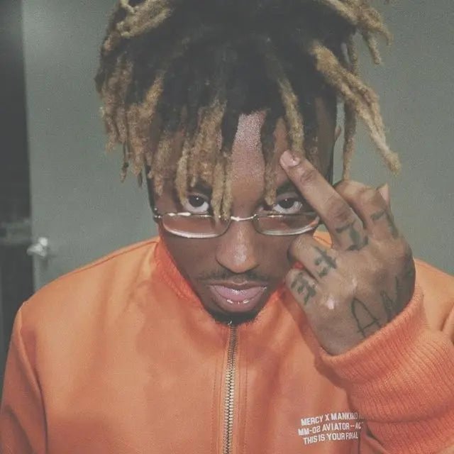 Juice Wrld Orange Aviator Jacket USA Jackets
