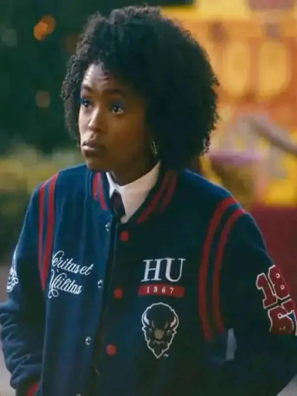 Lovie Simone Forever S01 Blue Varsity Jacket USA Jackets