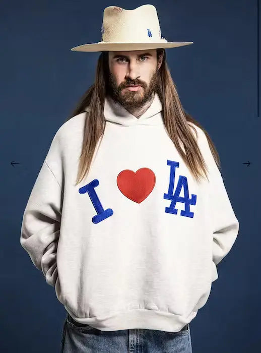 Madhappy X Dodgers 2023 I Love La Hoodie USA Jackets