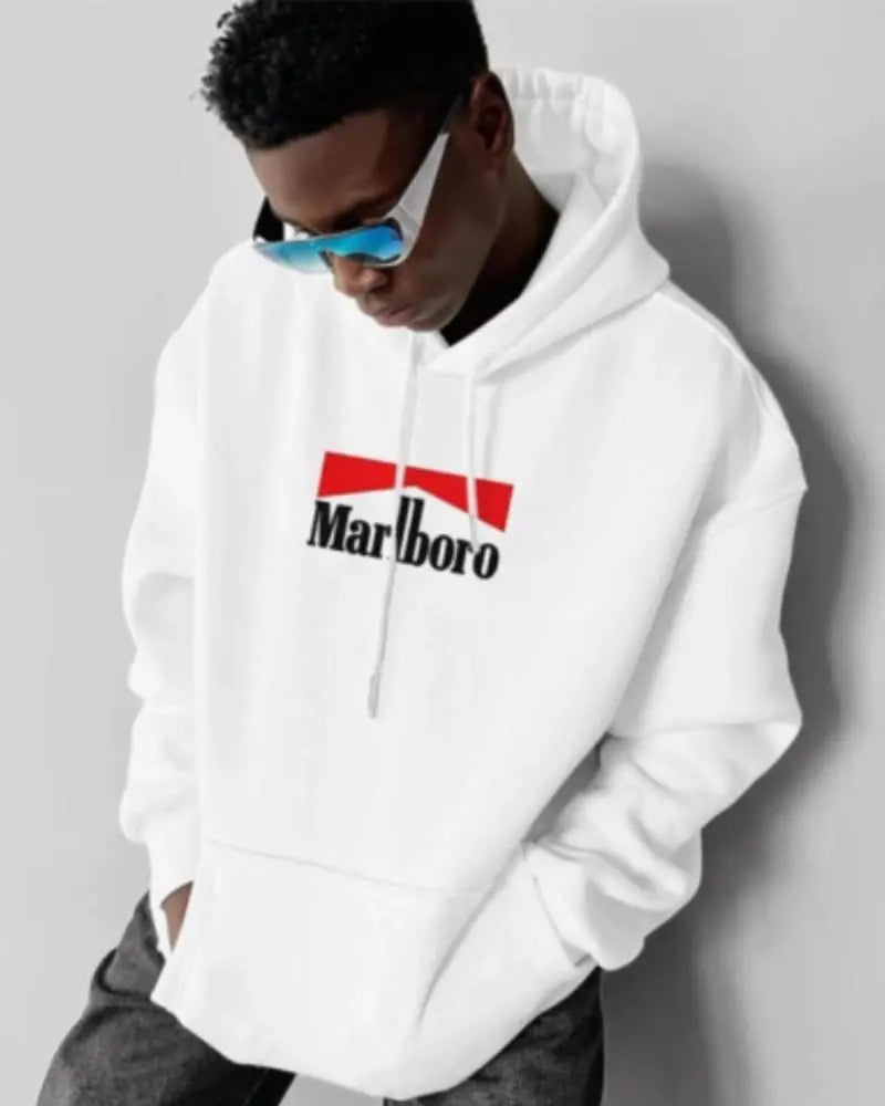 Marlboro Racing Oversized Hoodie USA Jackets