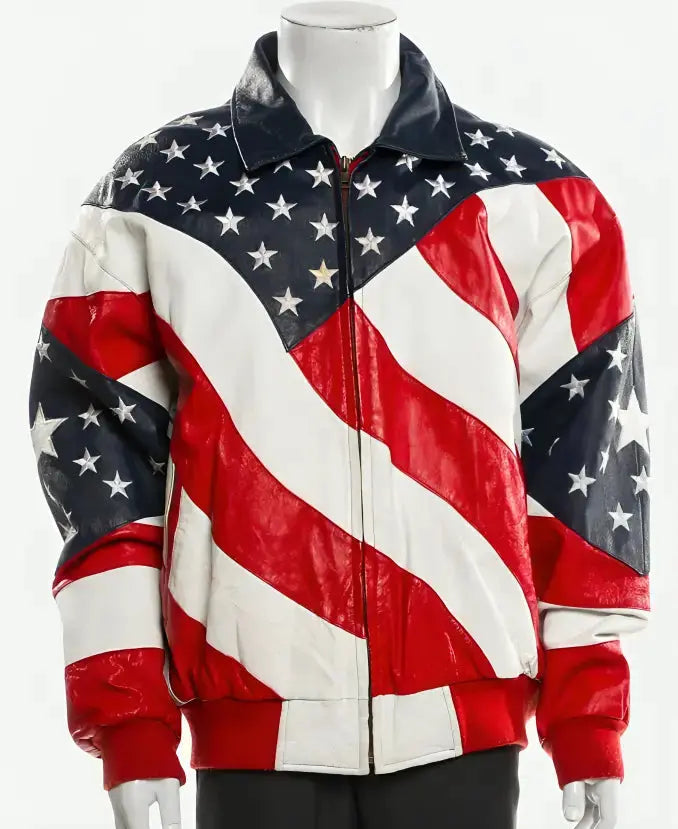 Michael Hoban USA Leather Jacket - USA Jackets