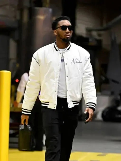 Nahmias Donovan Mitchell White Jacket USA Jackets