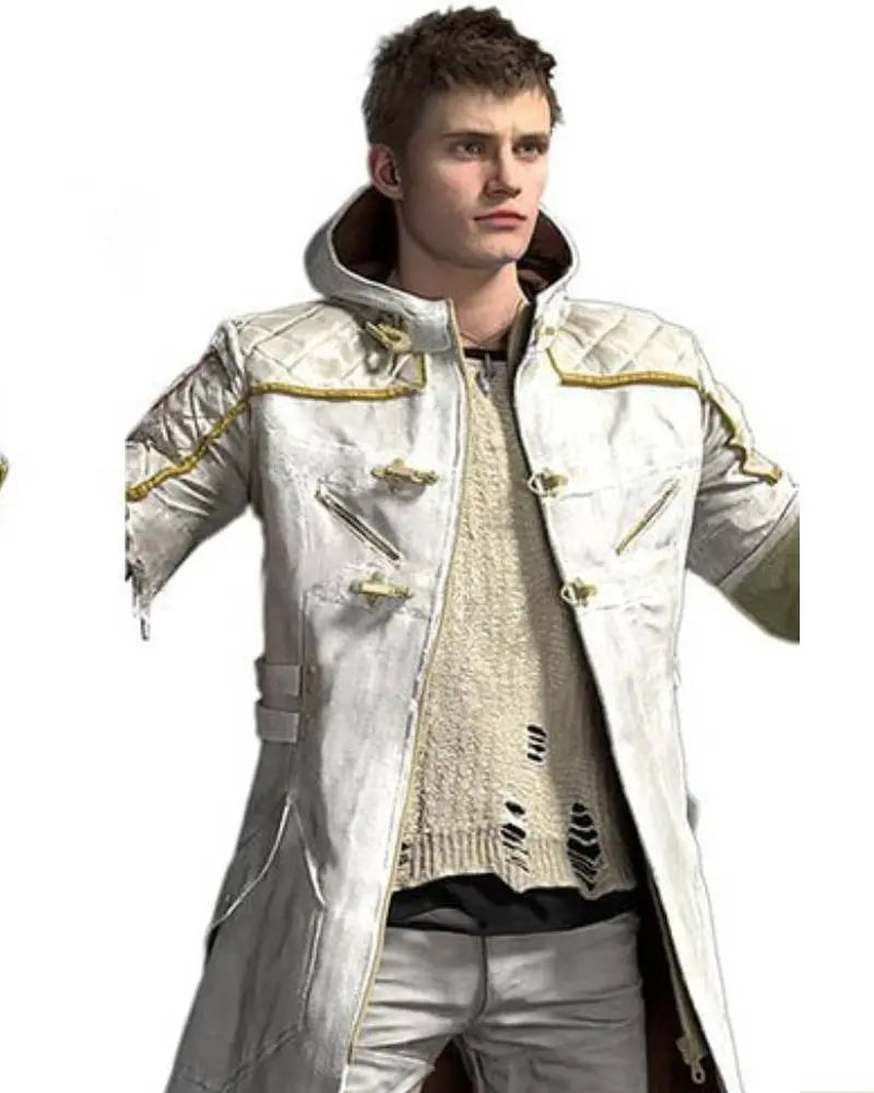 Nero DLC EX Devil May Cry 5 Leather Coat USA Jackets