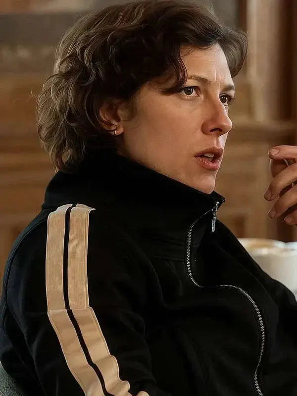 Nine Perfect Strangers S02 Tina Black Track Jacket USA Jackets