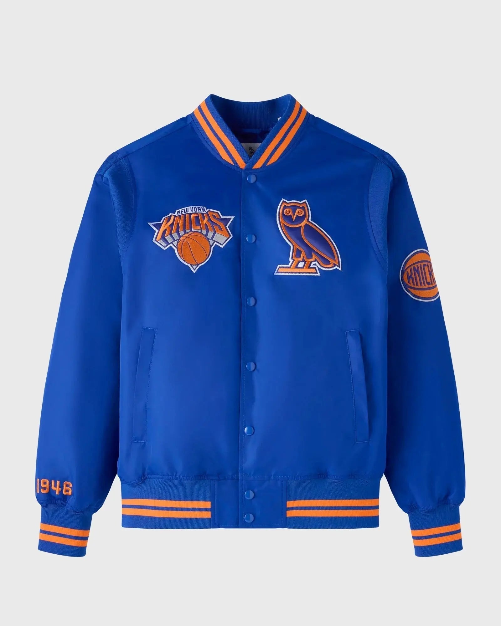 OVO X NBA New York Knicks Varsity Jacket USA Jackets
