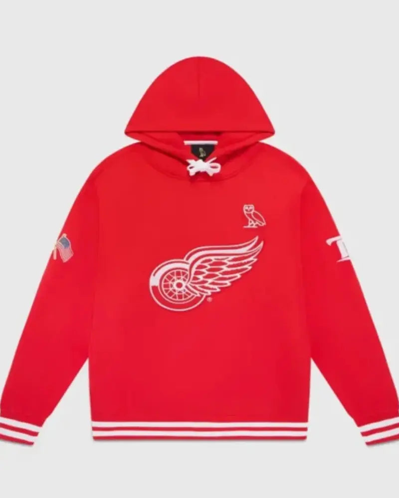 OVO Detroit Red Wings Hoodie USA Jackets