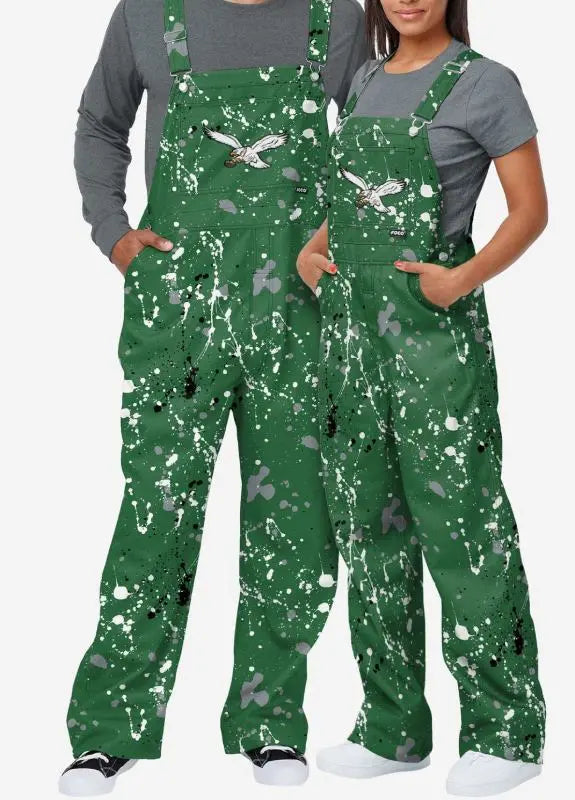 Philadelphia Eagles Mens Kelly Green Overalls USA Jackets
