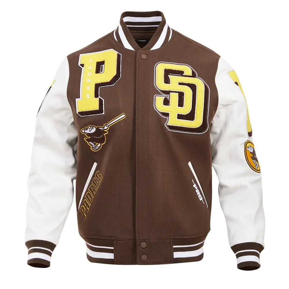 San Diego Padres Mashup Varsity Jacket USA Jackets