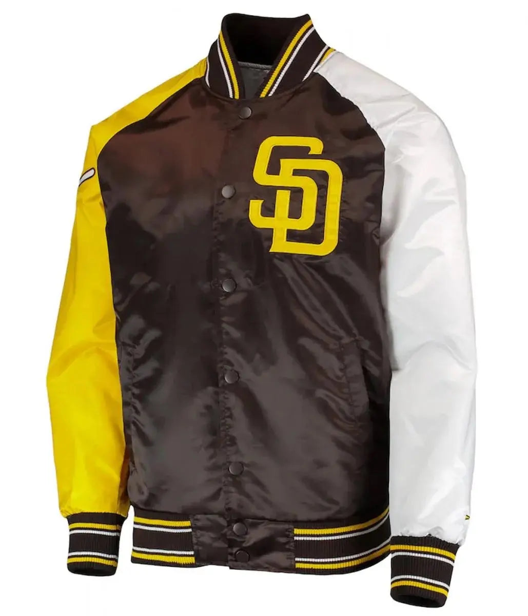 San Diego Padres Raglan Reliever Varsity Jacket USA Jackets