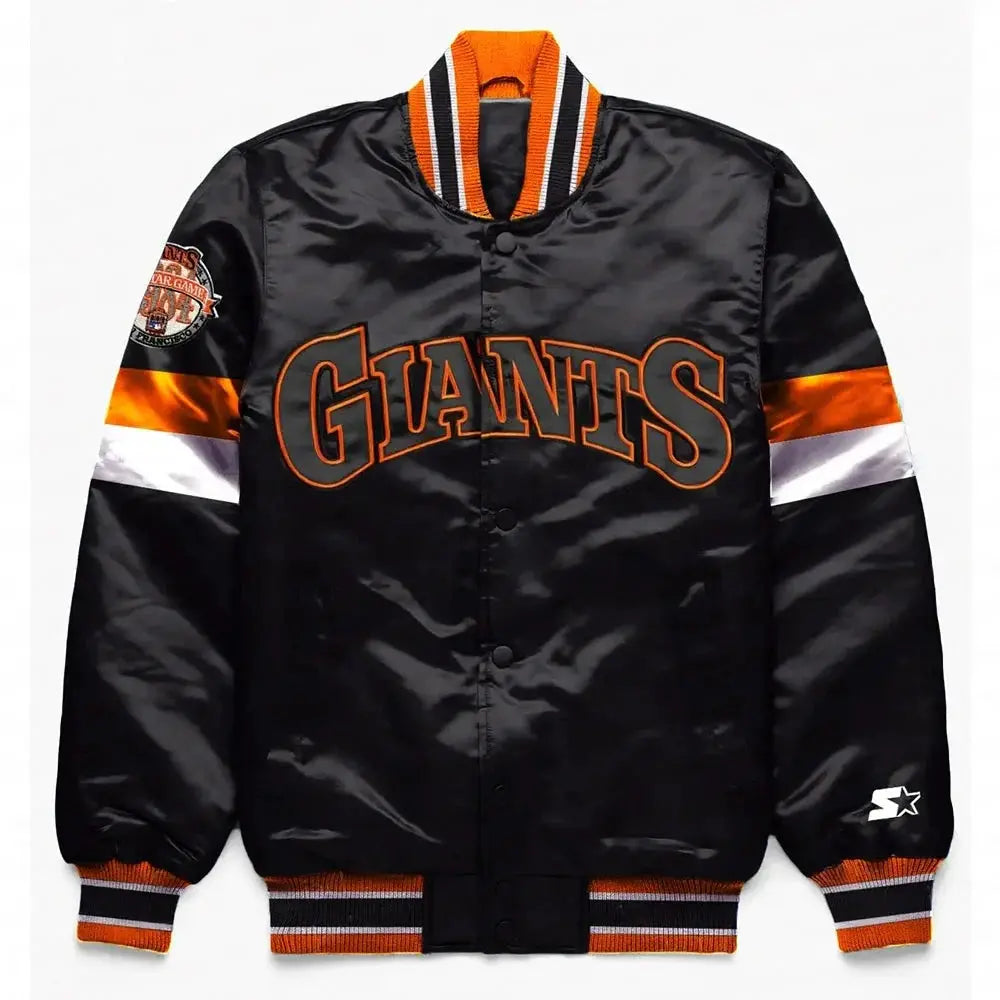 San Francisco Giants Home Game Varsity Satin Jacket USA Jackets