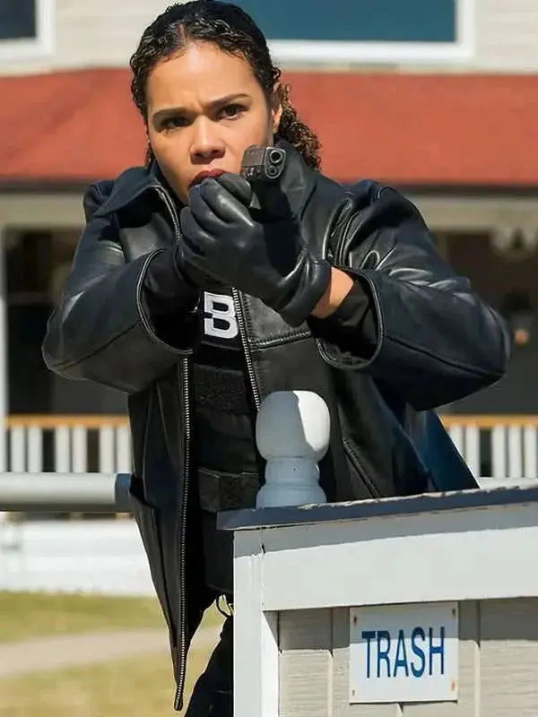 Sheryll Barnes FBI Most Wanted S06 Black Leather Jacket USA Jackets