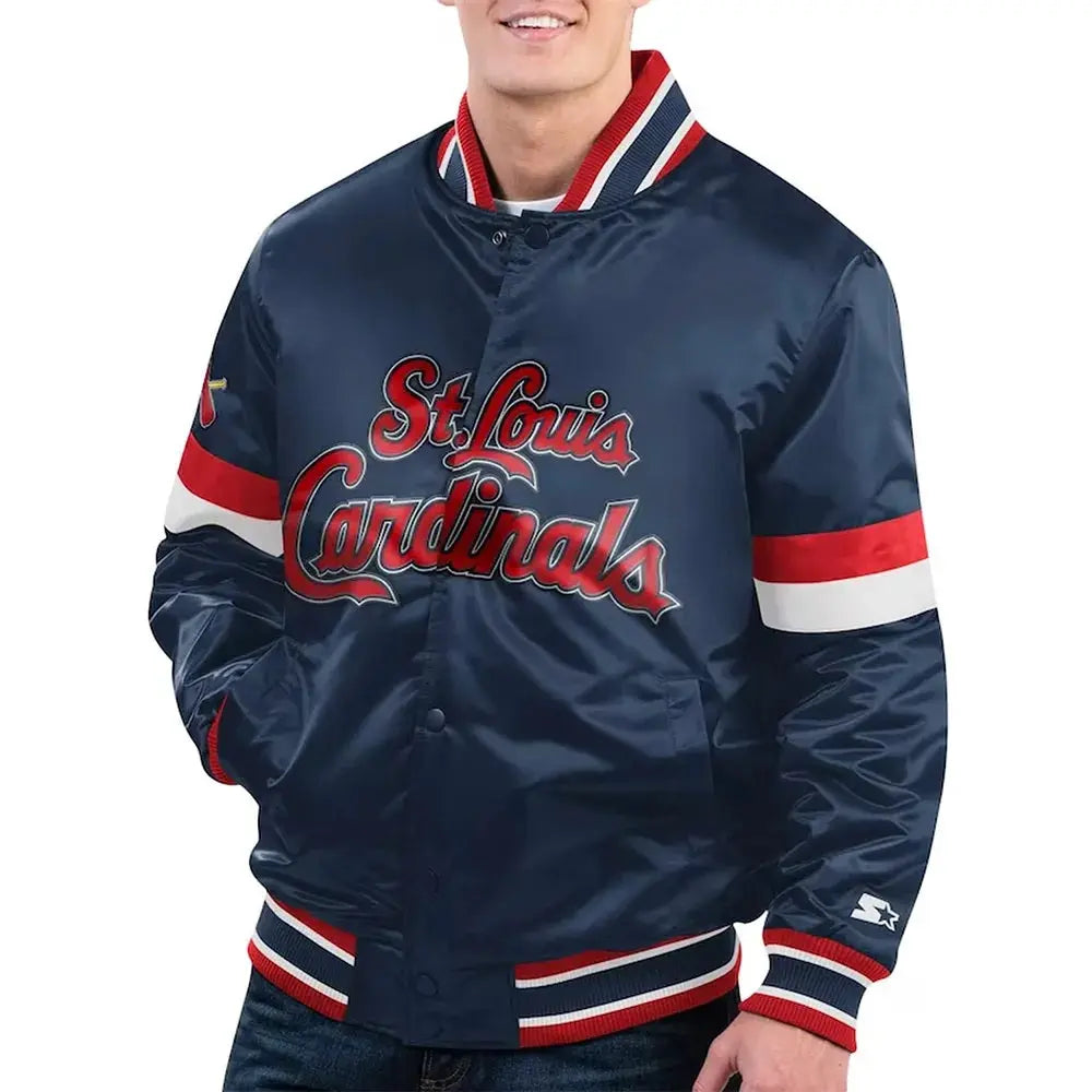 St. Louis Cardinals Home Game Satin Jacket USA Jackets