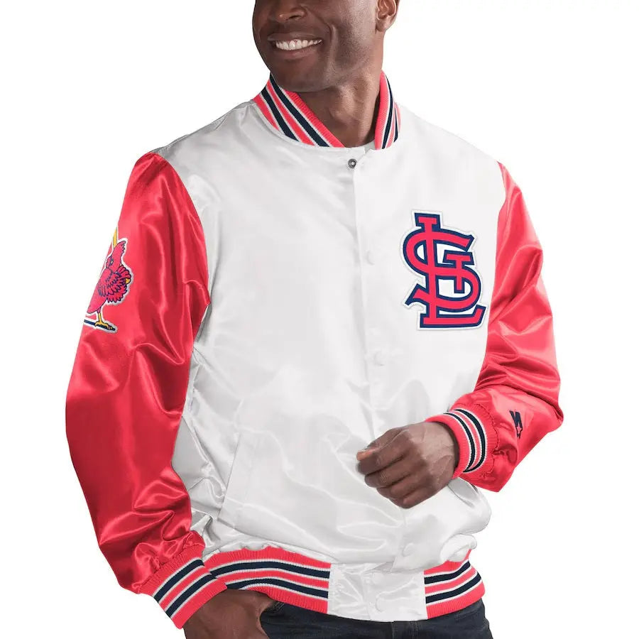 St Louis Cardinals The Legend White Satin Jacket USA Jackets