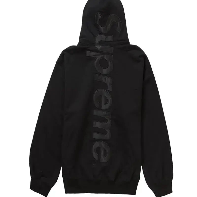 Supreme Satin Applique Hooded Sweatshirt USA Jackets