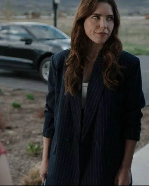 The Stranger in My Home Sophia Bush Striped Blazer USA Jackets