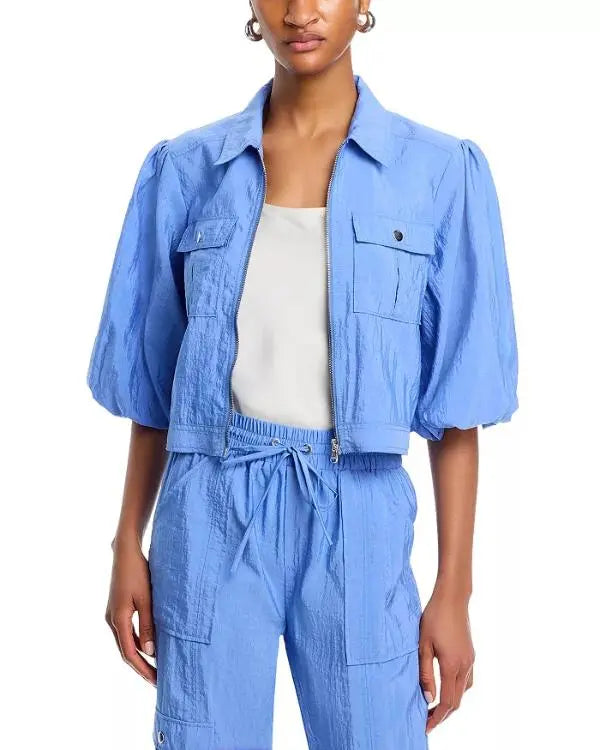 The View 2025 Joy Behar Blue Puff Sleeve Jacket USA Jackets