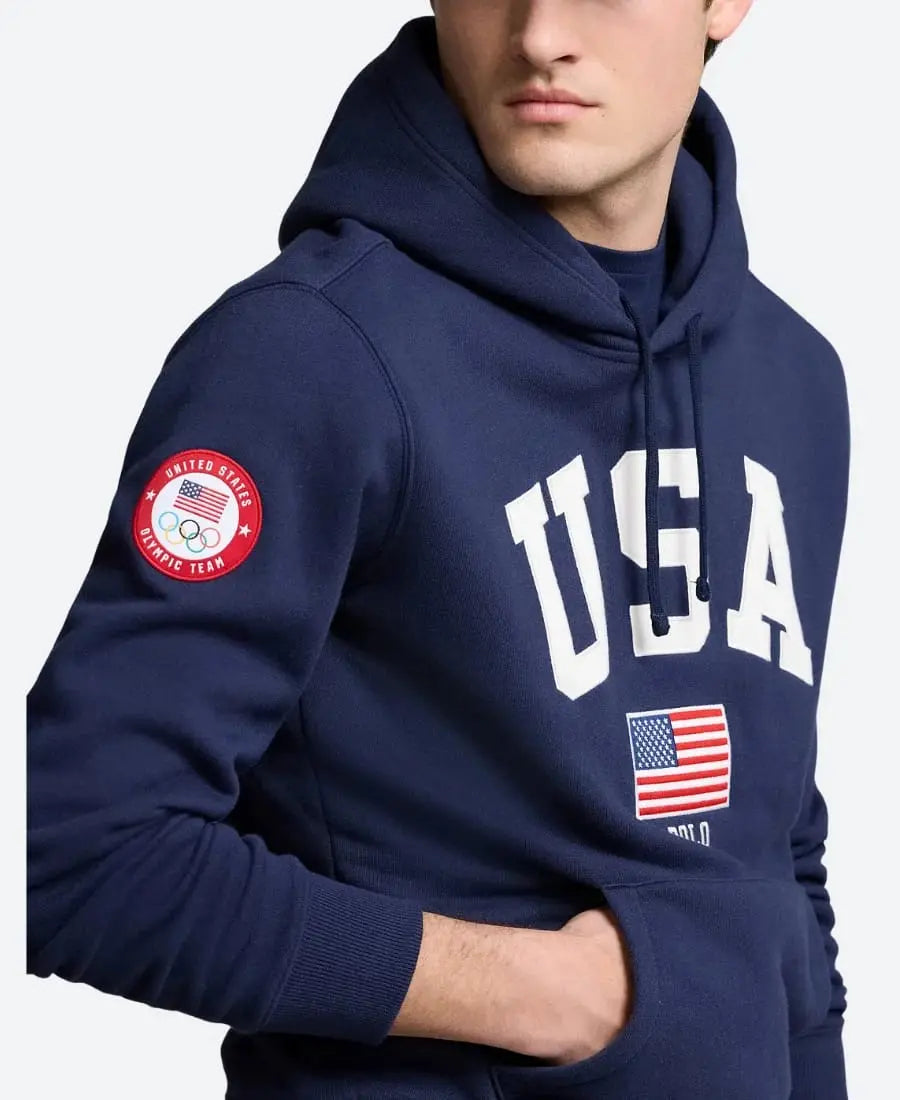 USA MyCountry Vintage Premium Hoodie Navy - USA Jackets
