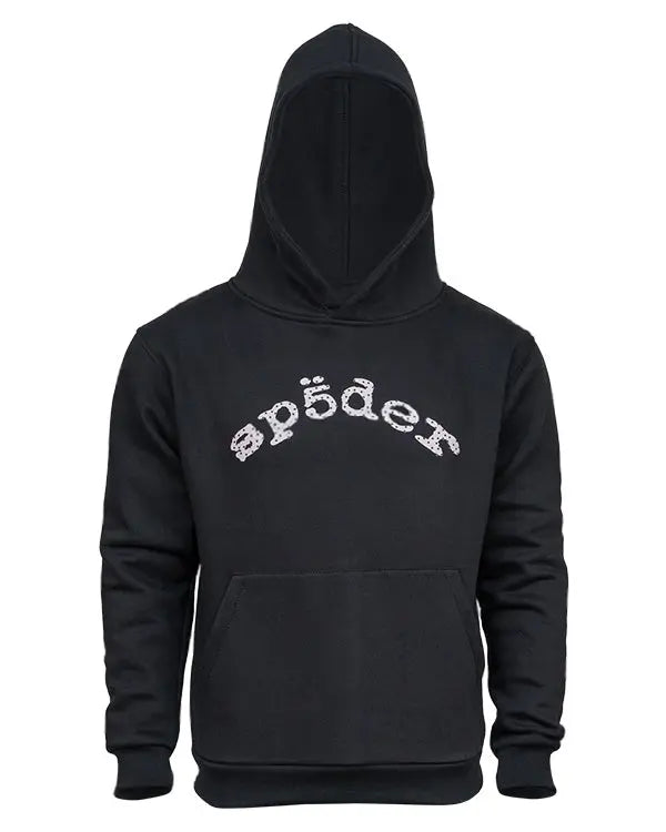 Sp5der VVS Black Hoodie USA Jackets
