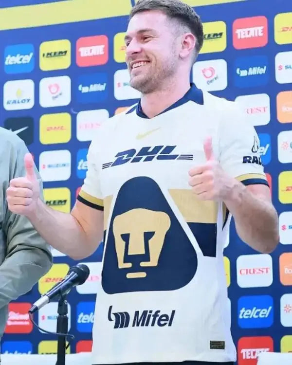 Aaron Ramsey Pumas UNAM 2025 Shirt USA Jackets