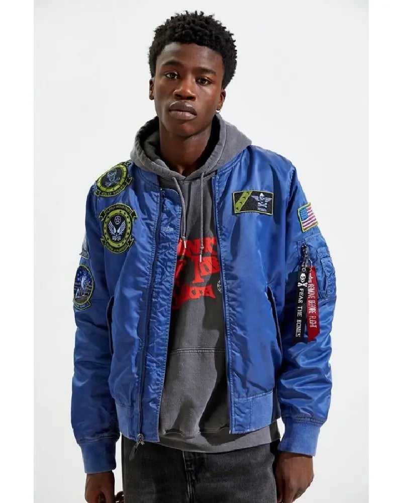 Alpha Industries L-2B Fear The Bones Battlewash Jacket USA Jackets