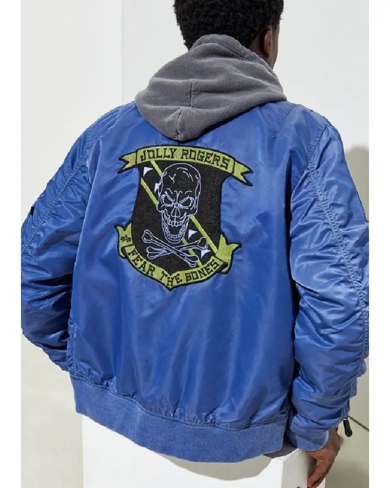 Alpha Industries L-2B Fear The Bones Battlewash Jacket USA Jackets