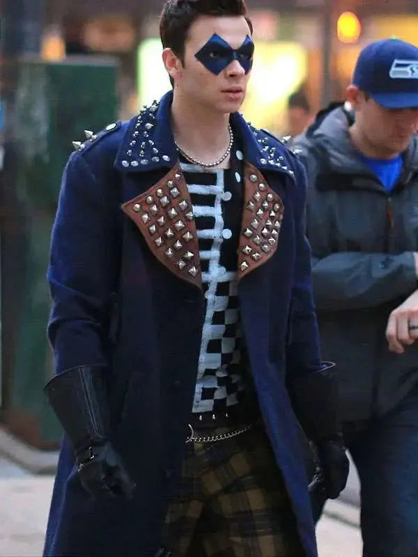 Axel Walker The Flash S04 Blue Coat USA Jackets
