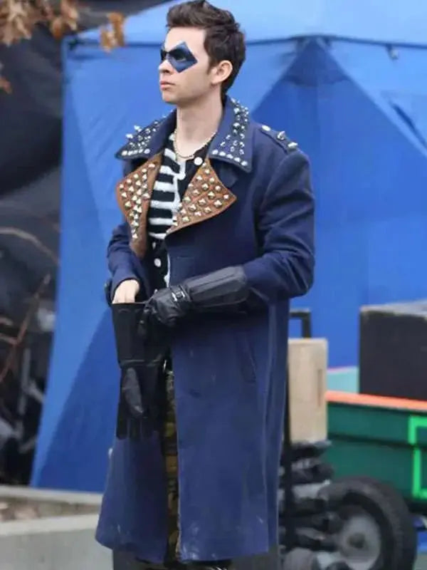 Axel Walker The Flash S04 Blue Coat USA Jackets