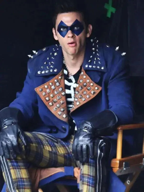 Axel Walker The Flash S04 Blue Coat USA Jackets