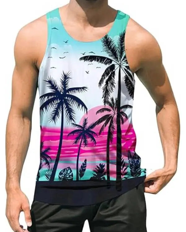 Bachelor in Paradise Jack Lencioni Palm Tree Tank Top USA Jackets