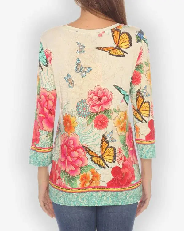 Ballard S01 Rebecca Field Floral Shirt USA Jackets