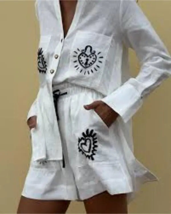 Billion Dollar Playground 2025 Black Embroidered Heart Shirt USA Jackets