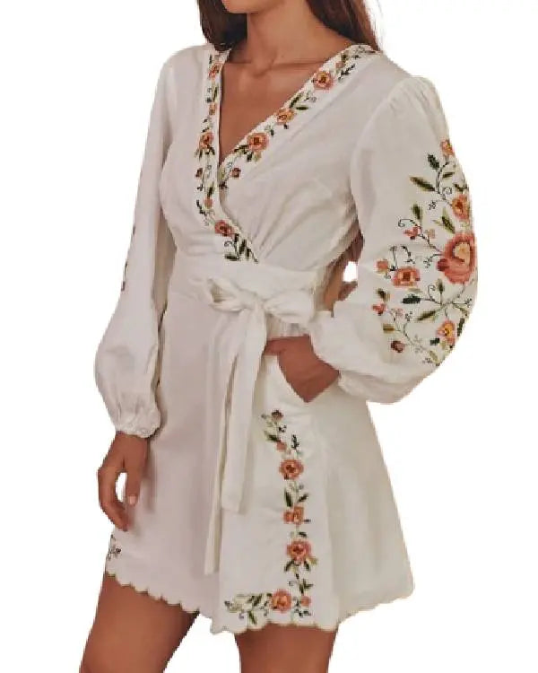 Billion Dollar Playground White Floral Dress USA Jackets