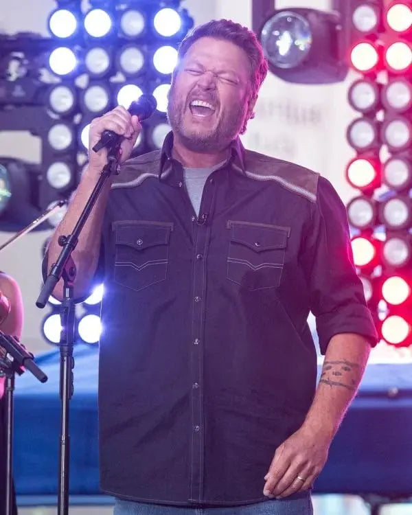 Blake Shelton NBC Today Citi Concert Western Shirt USA Jackets
