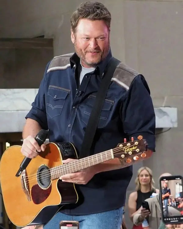 Blake Shelton NBC Today Citi Concert Western Shirt USA Jackets