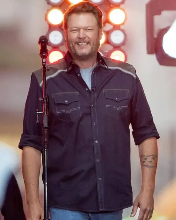 Blake Shelton NBC Today Citi Concert Western Shirt USA Jackets