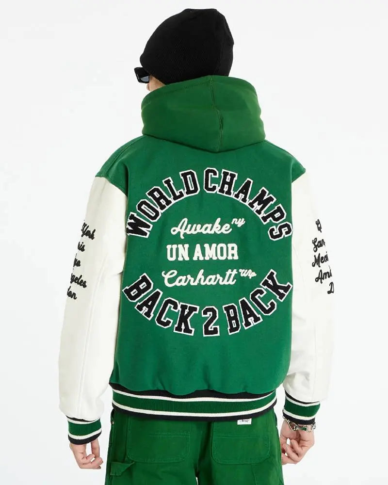 Bomber Awake NY x Carhartt WIP Teddy Jacket USA Jackets